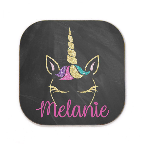 Unicorn Glitter Coaster Unicorn Glitter Coaster