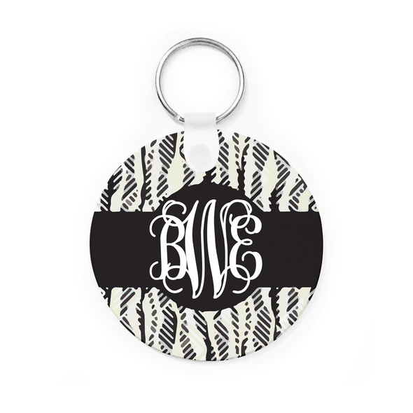 Zig Zag Black Key Chain Zig Zag Black Key Chain