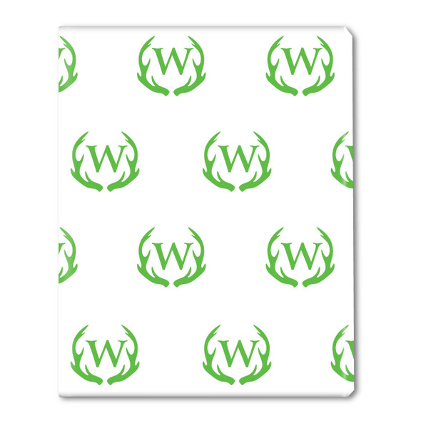 Antler Monogram Gift Wrap Antler Monogram Gift Wrap