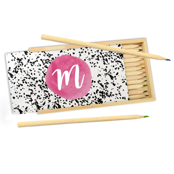 Speckled Black Pencil Box Speckled Black Pencil Box