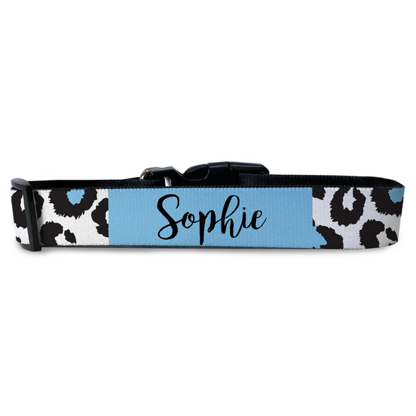Blue Leopard Pet Collar Blue Leopard Pet Collar