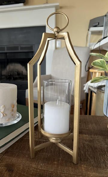 Ludlow Matte Gold Lantern Ludlow Matte Gold Lantern