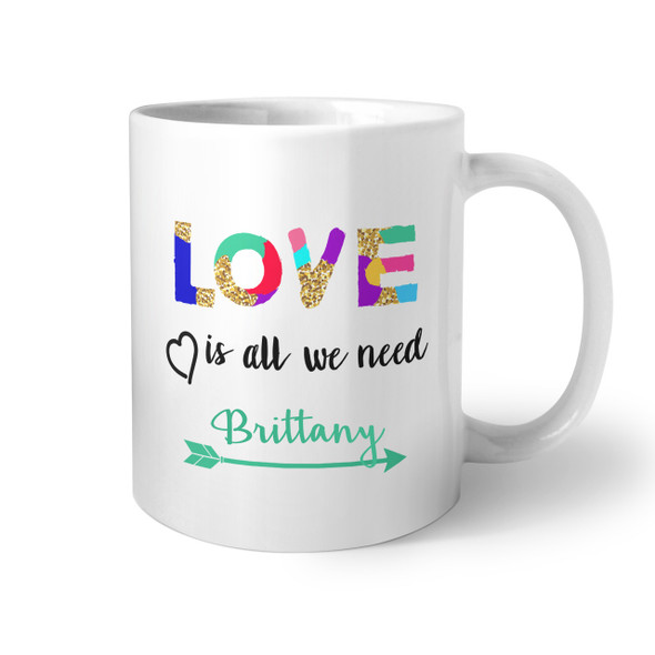 LOVE is all we need Coffee Mug LOVE is all we need Coffee Mug