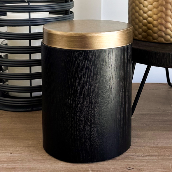 Genesis Round Decorative Canister Genesis Round Decorative Canister