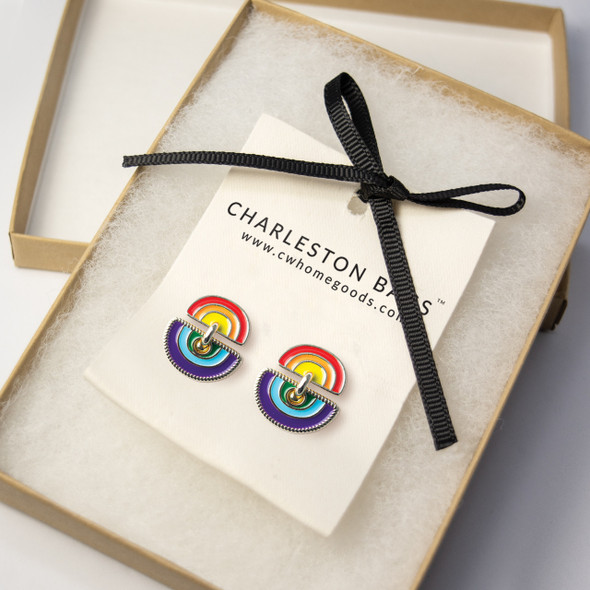 Double Rainbow Dangle Earrings Double Rainbow Dangle Earrings