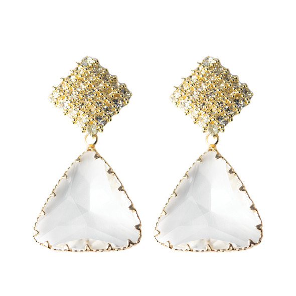 Squares Over Triangles Drop Earrings Squares Over Triangles Drop Earrings