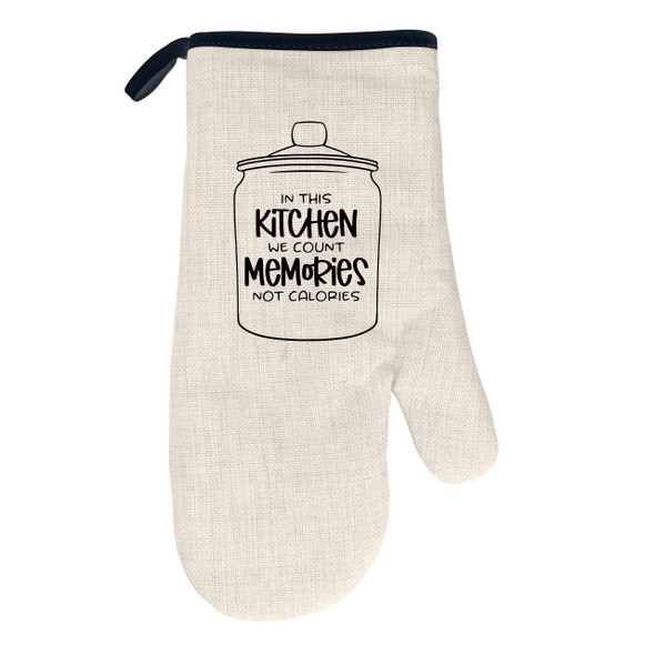 In This Kitchen Natural/Black Oven Mitt In This Kitchen Natural/Black Oven Mitt