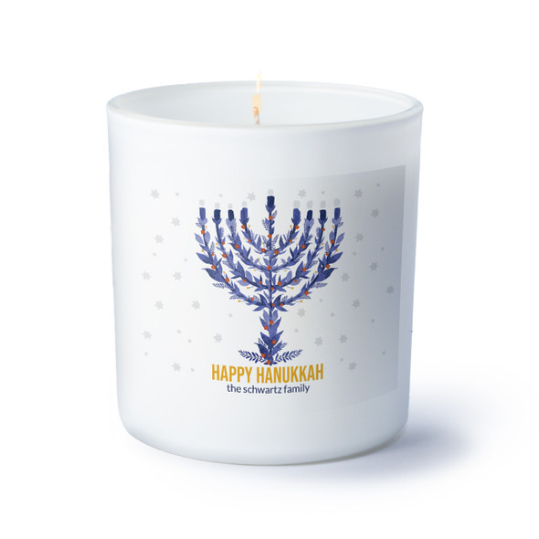 Happy Hanukkah Candle - Personalized Happy Hanukkah Candle - Personalized