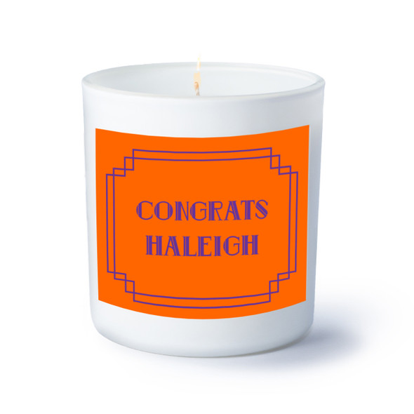 Framed Wishes Candle - Personalized Framed Wishes Candle - Personalized
