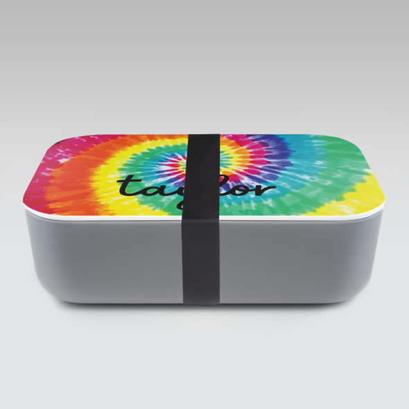 Tie-Dye RPET Lunch Box - Personalized Tie-Dye RPET Lunch Box - Personalized