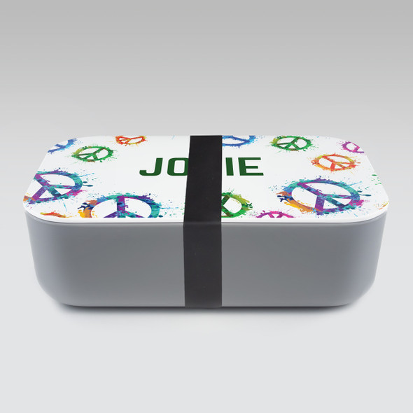 Peace RPET Lunch Box - Personalized Peace RPET Lunch Box - Personalized