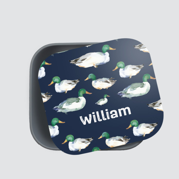 Mallards RPET Sandwich Box - Personalized Mallards RPET Sandwich Box - Personalized