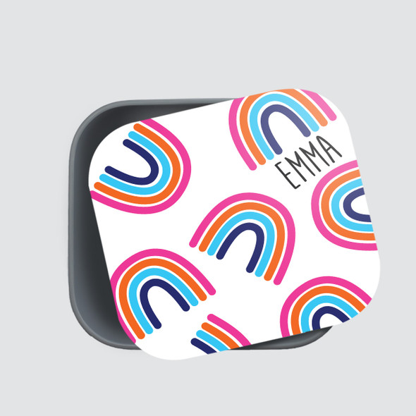 Colorful Arches RPET Sandwich Box - Personalized Colorful Arches RPET Sandwich Box - Personalized