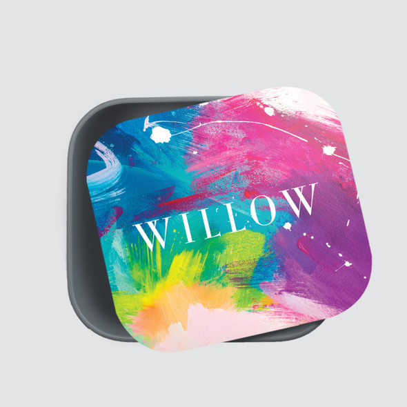 Abstract Paint RPET Sandwich Box - Personalized Abstract Paint RPET Sandwich Box - Personalized