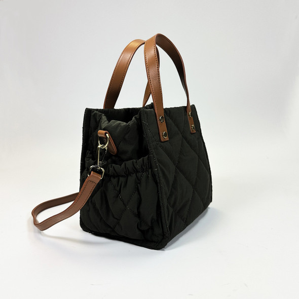 Black Puffy Lunch Tote Black Puffy Lunch Tote