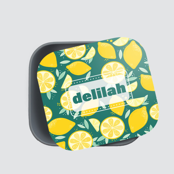 Lemonee Zest RPET Sandwich Box - Personalized Lemonee Zest RPET Sandwich Box - Personalized