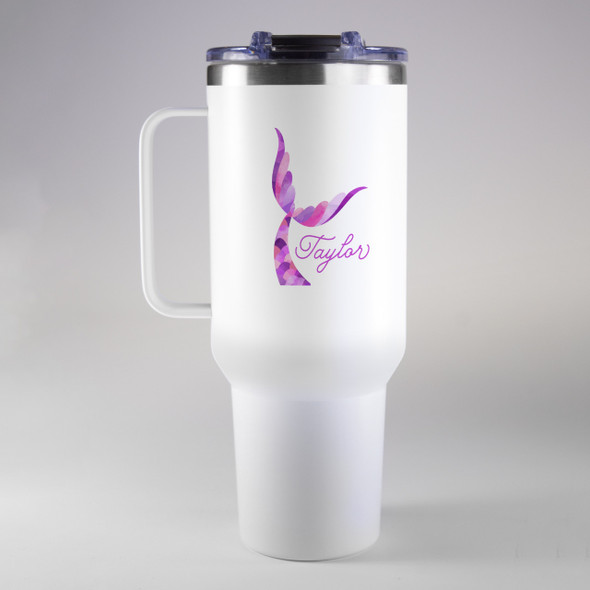 "The Bev" Mermaid Tail Tumbler 40 oz.