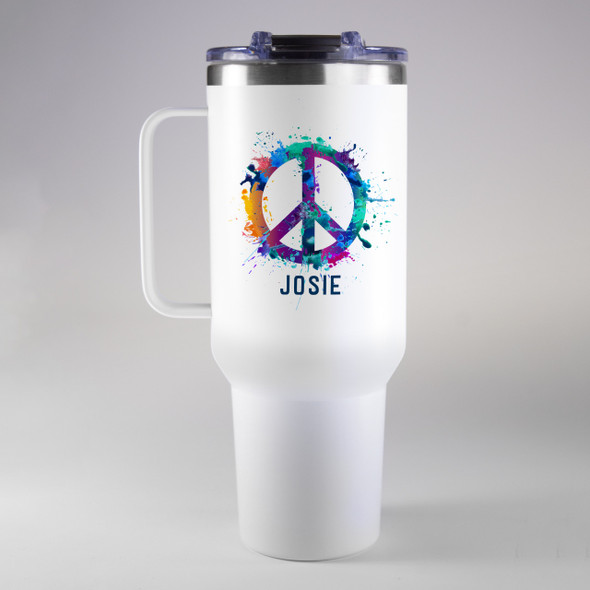 "The Bev" Peace Tumbler 40 oz. "The Bev" Peace Tumbler 40 oz.