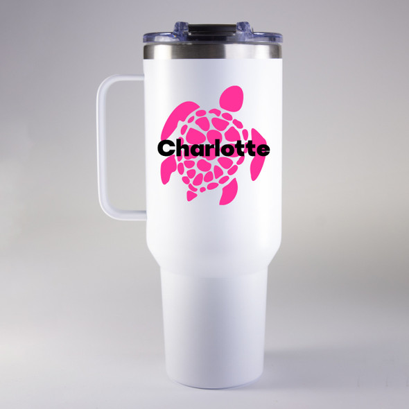"The Bev" Sea Turtle Tumbler 40 oz.