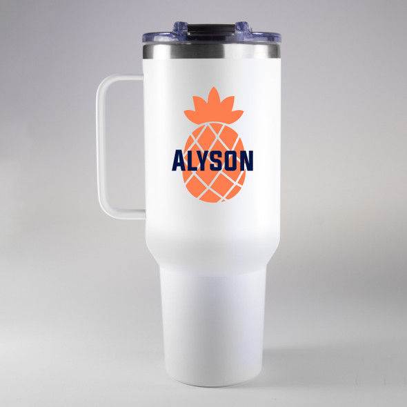 "The Bev" Pineapple Tumbler 40 oz. "The Bev" Pineapple Tumbler 40 oz.