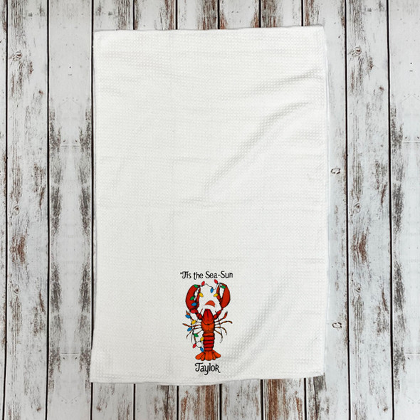 Tis The Sea-Sun Microfiber Hand Towel Tis The Sea-Sun Microfiber Hand Towel