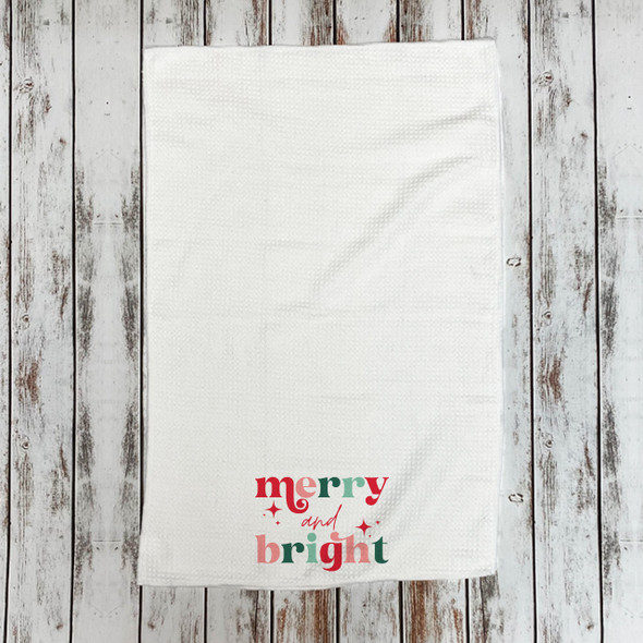 Merry & Bright Microfiber Hand Towel