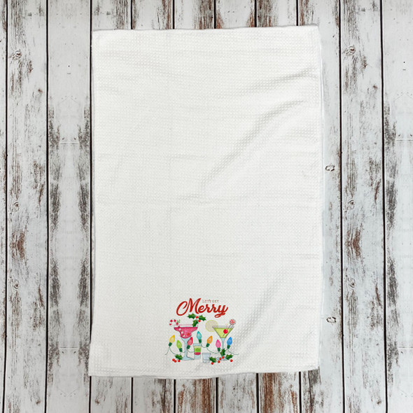 Let's Get Merry Microfiber Hand Towel Let's Get Merry Microfiber Hand Towel