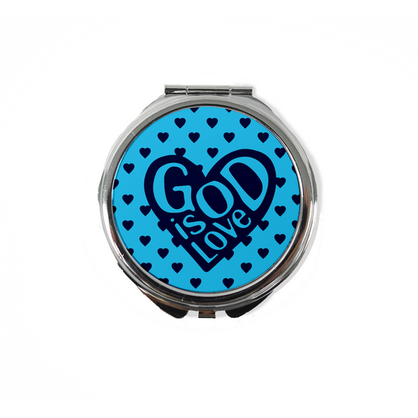 God Is Love Round Compact Mirror God Is Love Round Compact Mirror