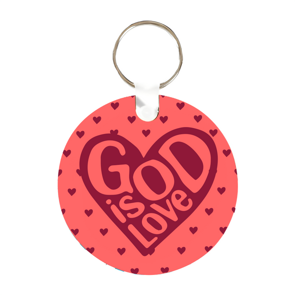 God Is Love Key Chain