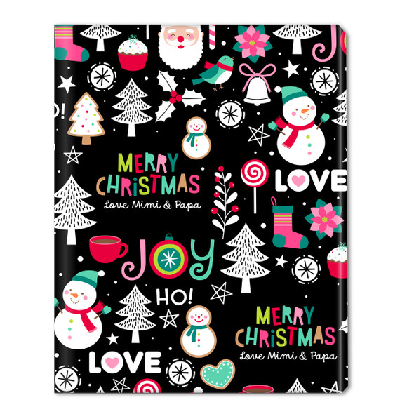 Festive Elements Personalized Gift Wrap Festive Elements Personalized Gift Wrap