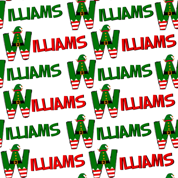 Elf-A-Bet Personalized Gift Wrap Elf-A-Bet Personalized Gift Wrap