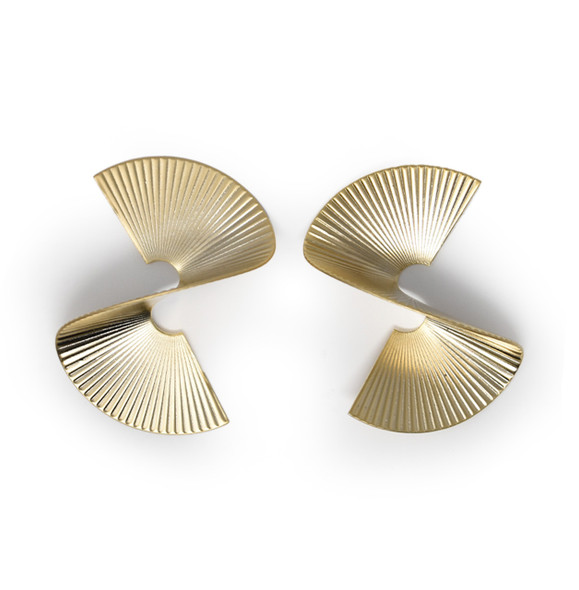 Golden Fanfare Earrings Golden Fanfare Earrings