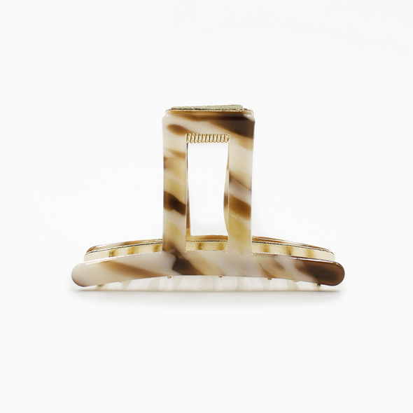 Sandstone Swirls Hollow Claw Clip