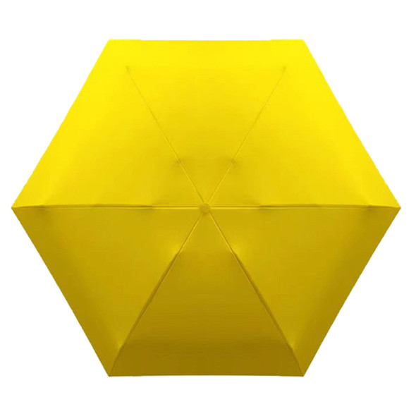 Lemon Yellow UPF 50 Travel Umbrella Lemon Yellow UPF 50 Travel Umbrella