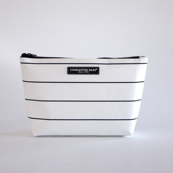 Zippy Pouch - White/Black Zippy Pouch - White/Black