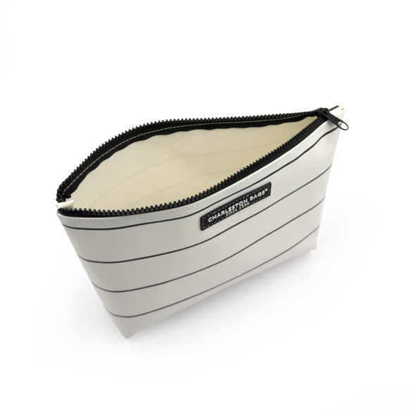 Zippy Pouch - White/Black Zippy Pouch - White/Black