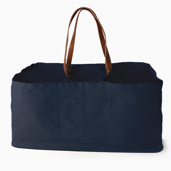 Navy XL Canvas Market Tote