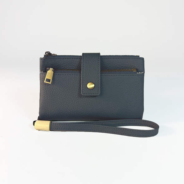Sedona Wristlet Wallet - Slate Blue Sedona Wristlet Wallet - Slate Blue