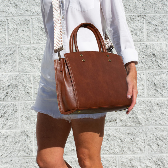 Garrett Satchel in Brown Garrett Satchel in Brown