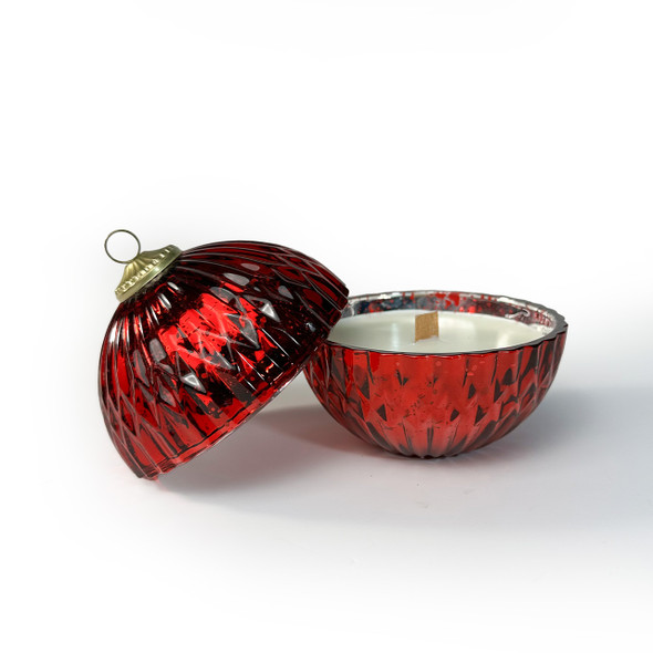 Red Bell Ornament Candle Red Bell Ornament Candle
