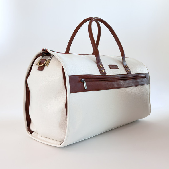 Commuter 2-in-1 Garment Duffle Bag- White