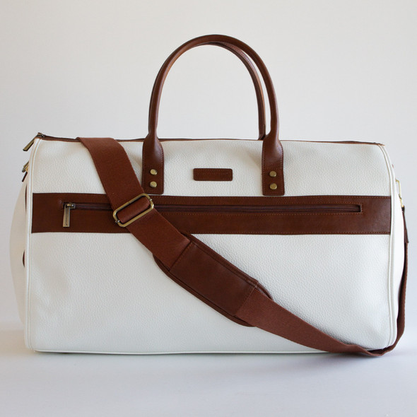 Commuter 2-in-1 Garment Duffle Bag- White Commuter 2-in-1 Garment Duffle Bag- White
