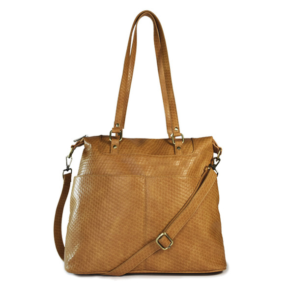 London Convertible Tote - Camel