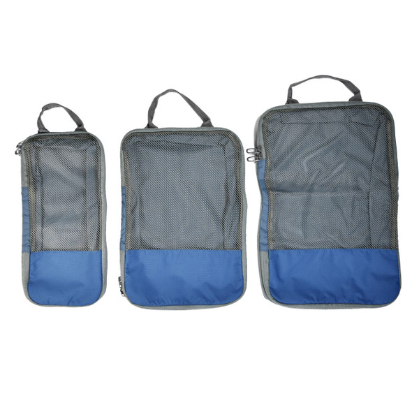 Blue Steel Navigator Compression Packing Cubes Set of 3 Blue Steel Navigator Compression Packing Cubes Set of 3