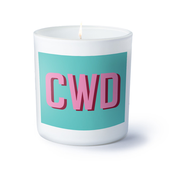Shadow Initials Candle - Personalized
