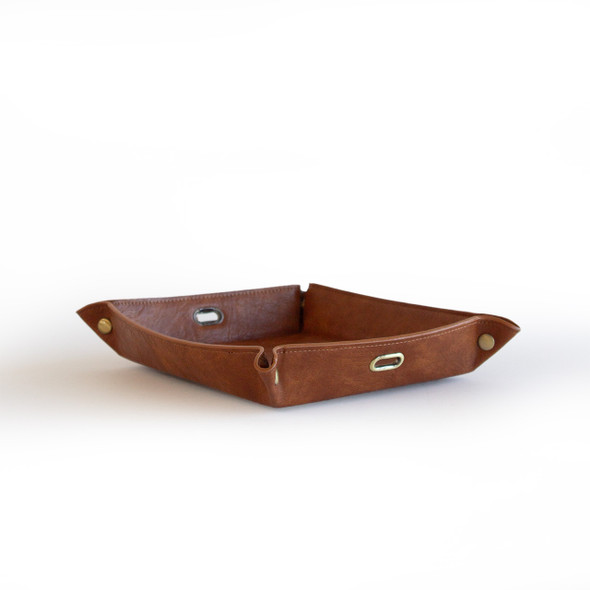 Saddle Catchall Valet-Stamped Saddle Catchall Valet-Stamped