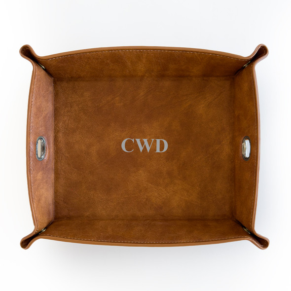 Saddle Catchall Valet-Stamped