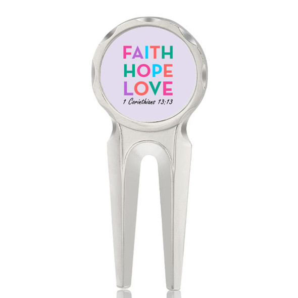 Faith Hope Golf Divot Tool