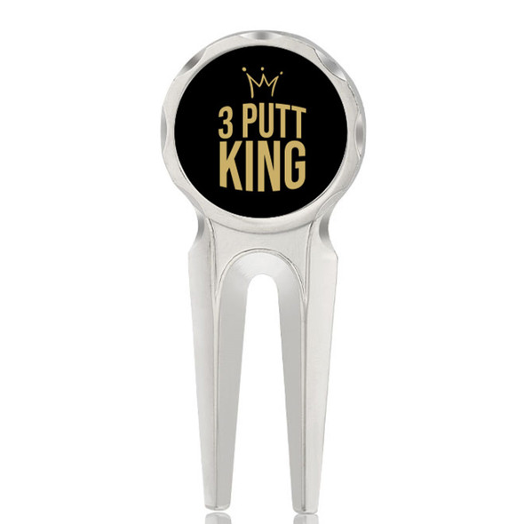 3 Putt King Golf Divot Tool
