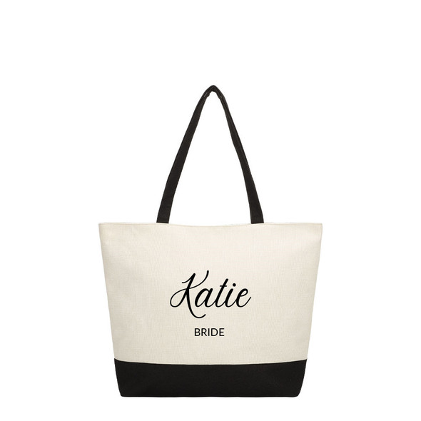 Wedding Party Color Block Tote